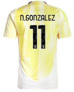 Official JUVENTUS AWAY AUTHENTIC JERSEY 202425 – 11 – N.GONZALEZ Collection - Juventus FC Gear