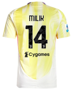 Official JUVENTUS AWAY AUTHENTIC JERSEY 202425 – 14 – MILIK – Serie A Pack Collection - Juventus FC Gear