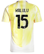 Official JUVENTUS AWAY AUTHENTIC JERSEY 202425 – 15 – KALULU Collection - Juventus FC Gear