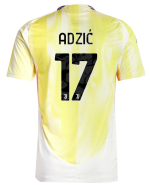 Official JUVENTUS AWAY AUTHENTIC JERSEY 202425 – 17 – ADZIĆ Collection - Juventus FC Gear