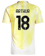 Official JUVENTUS AWAY AUTHENTIC JERSEY 202425 – 18 – ARTHUR Collection - Juventus FC Gear