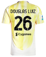 Official JUVENTUS AWAY AUTHENTIC JERSEY 202425 – 26 – DOUGLAS LUIZ – Serie A Pack Collection - Juventus FC Gear