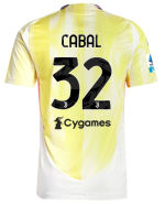 Official JUVENTUS AWAY AUTHENTIC JERSEY 202425 – 32 – CABAL – Serie A Pack Collection - Juventus FC Gear