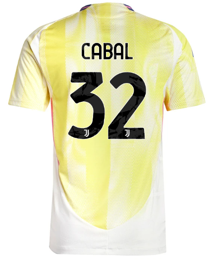 Official JUVENTUS AWAY AUTHENTIC JERSEY 202425 – 32 – CABAL Collection - Juventus FC Gear