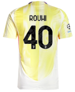 Official JUVENTUS AWAY AUTHENTIC JERSEY 202425 – 40 – ROUHI – Champions League Pack Collection - Juventus FC Gear
