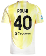 Official JUVENTUS AWAY AUTHENTIC JERSEY 202425 – 40 – ROUHI – Serie A Pack Collection - Juventus FC Gear
