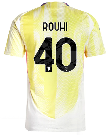 Official JUVENTUS AWAY AUTHENTIC JERSEY 202425 – 40 – ROUHI Collection - Juventus FC Gear