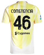 Official JUVENTUS AWAY AUTHENTIC JERSEY 202425 – 46 – COMENENCIA – Serie A Pack Collection - Juventus FC Gear
