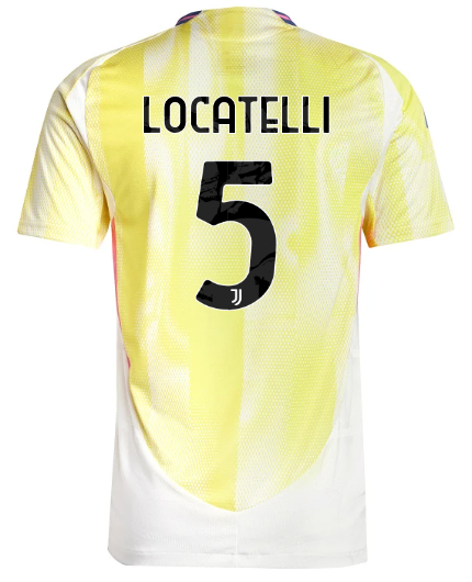 Official JUVENTUS AWAY AUTHENTIC JERSEY 202425 – 5 – LOCATELLI Collection - Juventus FC Gear