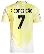 Official JUVENTUS AWAY AUTHENTIC JERSEY 202425 – 7 – F.CONCEIÇÃO – Champions League Pack Collection - Juventus FC Gear