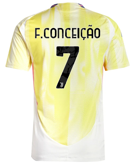 Official JUVENTUS AWAY AUTHENTIC JERSEY 202425 – 7 – F.CONCEIÇÃO Collection - Juventus FC Gear