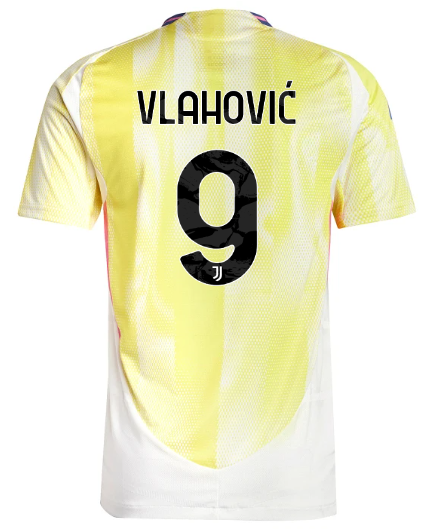 Official JUVENTUS AWAY AUTHENTIC JERSEY 202425 – 9 – VLAHOVIĆ Collection - Juventus FC Gear