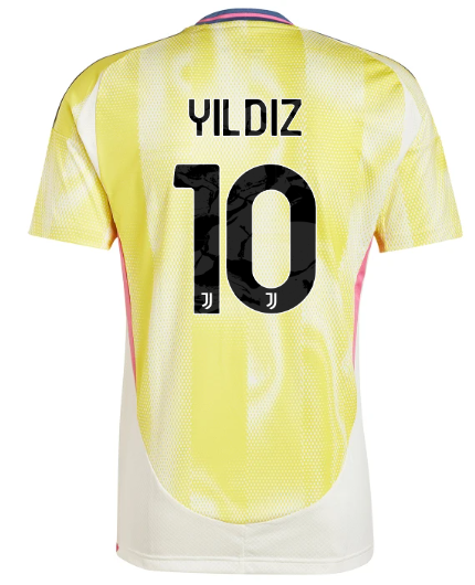 Official JUVENTUS AWAY JERSEY 202425 – 10 – YILDIZ Collection - Juventus FC Gear