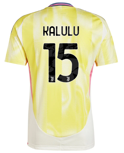 Official JUVENTUS AWAY JERSEY 202425 – 15 – KALULU Collection - Juventus FC Gear