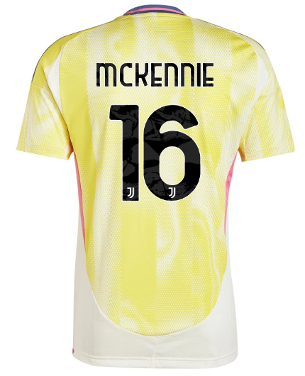Official JUVENTUS AWAY JERSEY 202425 – 16 – MCKENNIE Collection - Juventus FC Gear