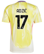 Official JUVENTUS AWAY JERSEY 202425 – 17 – ADZIĆ Collection - Juventus FC Gear