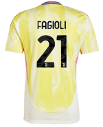 Official JUVENTUS AWAY JERSEY 202425 – 21 – FAGIOLI Collection - Juventus FC Gear