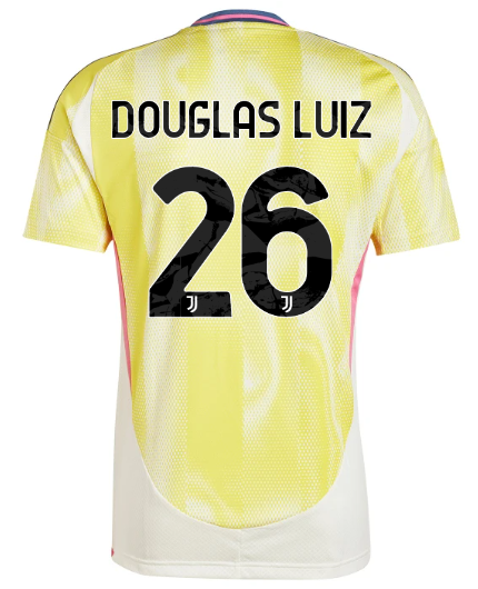 Official JUVENTUS AWAY JERSEY 202425 – 26 – DOUGLAS LUIZ Collection - Juventus FC Gear