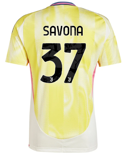 Official JUVENTUS AWAY JERSEY 202425 – 37 – SAVONA Collection - Juventus FC Gear