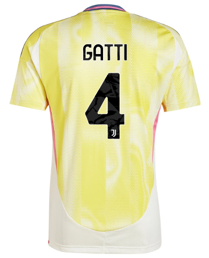 Official JUVENTUS AWAY JERSEY 202425 – 4 – GATTI Collection - Juventus FC Gear