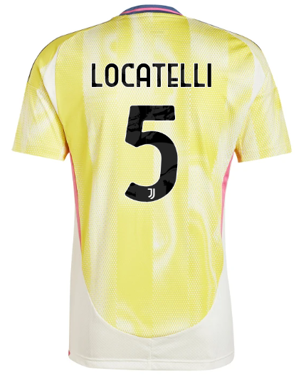 Official JUVENTUS AWAY JERSEY 202425 – 5 – LOCATELLI Collection - Juventus FC Gear