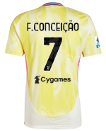Official JUVENTUS AWAY JERSEY 202425 – 7 – F.CONCEIÇÃO – Serie A Pack Collection - Juventus FC Gear