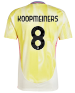Official JUVENTUS AWAY JERSEY 202425 – 8 – KOOPMEINERS Collection - Juventus FC Gear