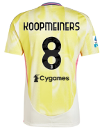 Official JUVENTUS AWAY JERSEY 202425 – 8 – KOOPMEINERS – Serie A Pack Collection - Juventus FC Gear