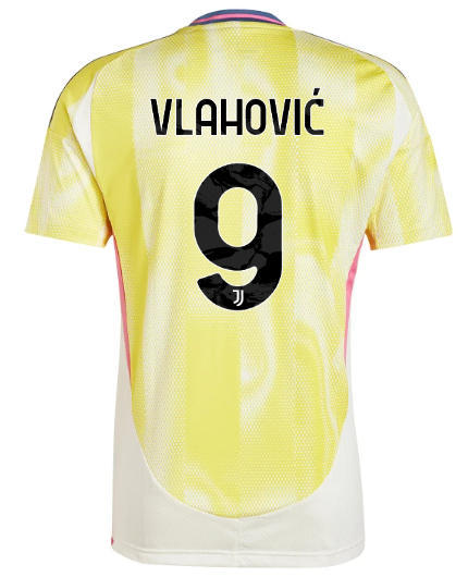 Official JUVENTUS AWAY JERSEY 202425 – 9 – VLAHOVIĆ Collection - Juventus FC Gear