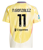 Official JUVENTUS AWAY JERSEY 202425 – KIDS – 11 – N.GONZALEZ – Serie A Pack Collection - Juventus FC Gear