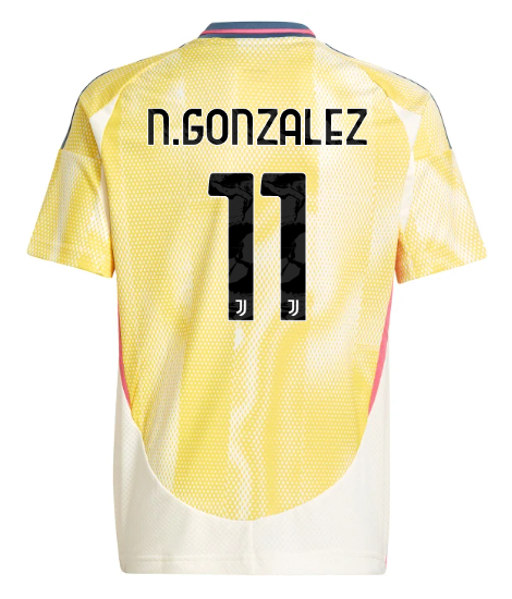 Official JUVENTUS AWAY JERSEY 202425 – KIDS – 11 – N.GONZALEZ Collection - Juventus FC Gear