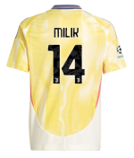 Official JUVENTUS AWAY JERSEY 202425 – KIDS – 14 – MILIK – Champions League Pack Collection - Juventus FC Gear