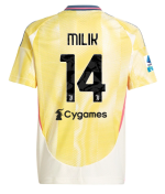 Official JUVENTUS AWAY JERSEY 202425 – KIDS – 14 – MILIK – Serie A Pack Collection - Juventus FC Gear