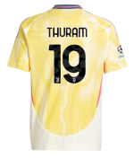 Official JUVENTUS AWAY JERSEY 202425 – KIDS – 19 – THURAM – Champions League Pack Collection - Juventus FC Gear