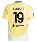 Official JUVENTUS AWAY JERSEY 202425 – KIDS – 19 – THURAM – Serie A Pack Collection - Juventus FC Gear