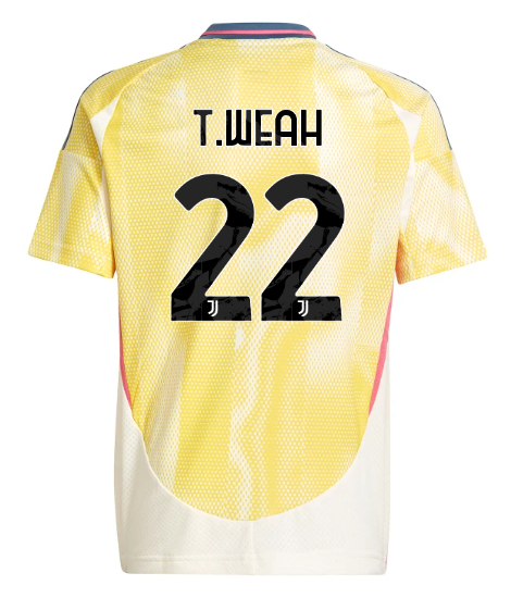 Official JUVENTUS AWAY JERSEY 202425 – KIDS – 22 – T.WEAH Collection - Juventus FC Gear