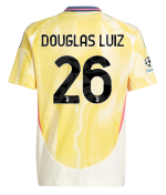 Official JUVENTUS AWAY JERSEY 202425 – KIDS – 26 – DOUGLAS LUIZ – Champions League Pack Collection - Juventus FC Gear