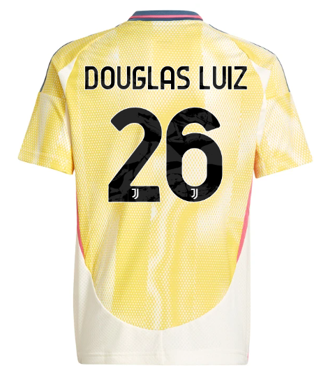 Official JUVENTUS AWAY JERSEY 202425 – KIDS – 26 – DOUGLAS LUIZ Collection - Juventus FC Gear