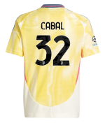 Official JUVENTUS AWAY JERSEY 202425 – KIDS – 32 – CABAL – Champions League Pack Collection - Juventus FC Gear