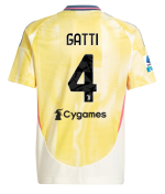 Official JUVENTUS AWAY JERSEY 202425 – KIDS – 4 – GATTI – Serie A Pack Collection - Juventus FC Gear
