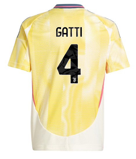 Official JUVENTUS AWAY JERSEY 202425 – KIDS – 4 – GATTI Collection - Juventus FC Gear