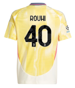 Official JUVENTUS AWAY JERSEY 202425 – KIDS – 40 – ROUHI – Champions League Pack Collection - Juventus FC Gear