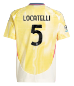 Official JUVENTUS AWAY JERSEY 202425 – KIDS – 5 – LOCATELLI – Champions League Pack Collection - Juventus FC Gear