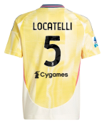 Official JUVENTUS AWAY JERSEY 202425 – KIDS – 5 – LOCATELLI – Serie A Pack Collection - Juventus FC Gear