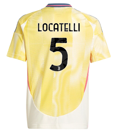 Official JUVENTUS AWAY JERSEY 202425 – KIDS – 5 – LOCATELLI Collection - Juventus FC Gear