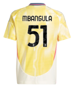 Official JUVENTUS AWAY JERSEY 202425 – KIDS – 51 – MBANGULA Collection - Juventus FC Gear