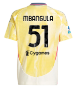 Official JUVENTUS AWAY JERSEY 202425 – KIDS – 51 – MBANGULA – Serie A Pack Collection - Juventus FC Gear