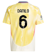 Official JUVENTUS AWAY JERSEY 202425 – KIDS – 6 – DANILO – Champions League Pack Collection - Juventus FC Gear