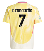 Official JUVENTUS AWAY JERSEY 202425 – KIDS – 7 – F.CONCEIÇÃO – Champions League Pack Collection - Juventus FC Gear