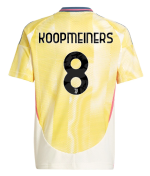 Official JUVENTUS AWAY JERSEY 202425 – KIDS – 8 – KOOPMEINERS Collection - Juventus FC Gear